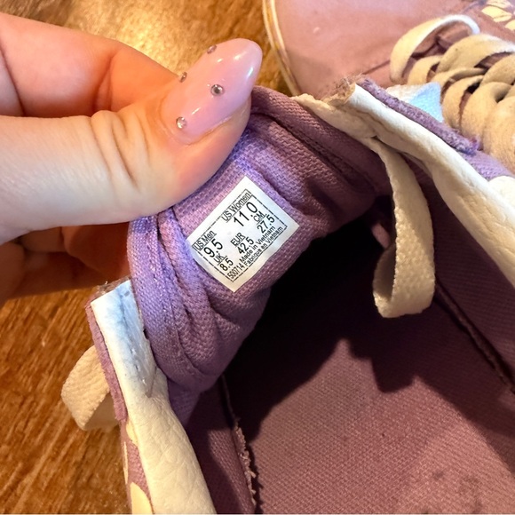 Vans 2 Pairs Bundle Lot Size 11 Platforms Purple Orange Classic - Picture 6 of 12